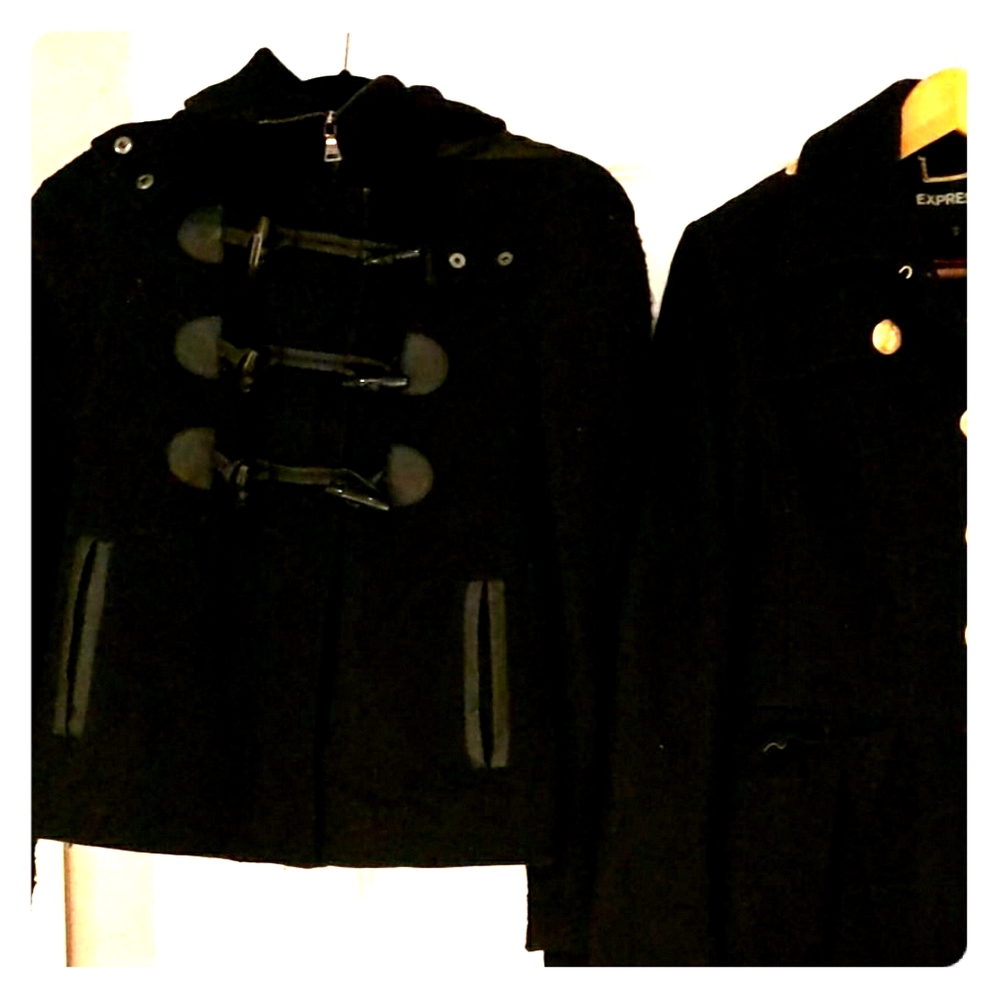 Express black fall/winter coat